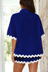 'Xenia' Half Sleeve Top and Shorts Set - Celes Fashion